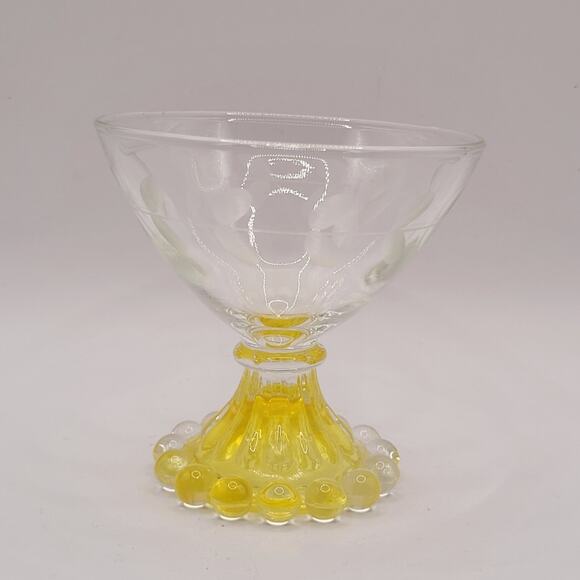 Vintage Anchor Hocking Berwick/Boopie Sherbet Parfait Glass Etched Leaf Pattern - Picture 1 of 6